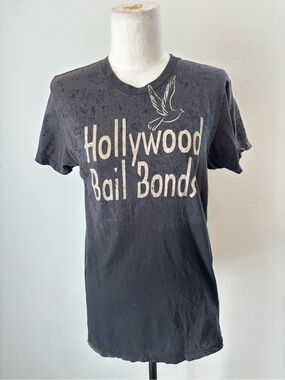 Freshjive Small distressed black Muscle Graphic Tee from kitson